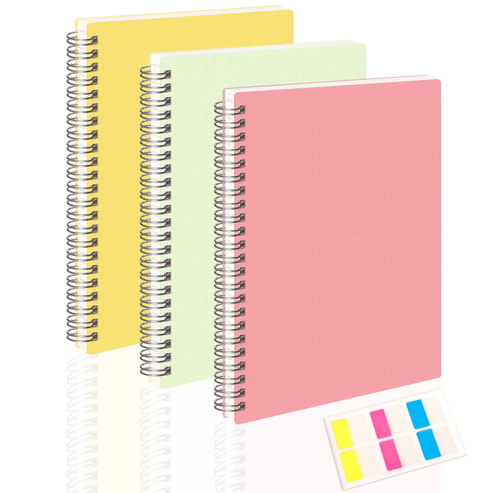 A5 グラフ用紙ノート 3パック80シート/ 1冊あたり160ページ未開封 Amazon | AHGXG 方眼紙ノート 3パック - A5グリッドスパイラルノート